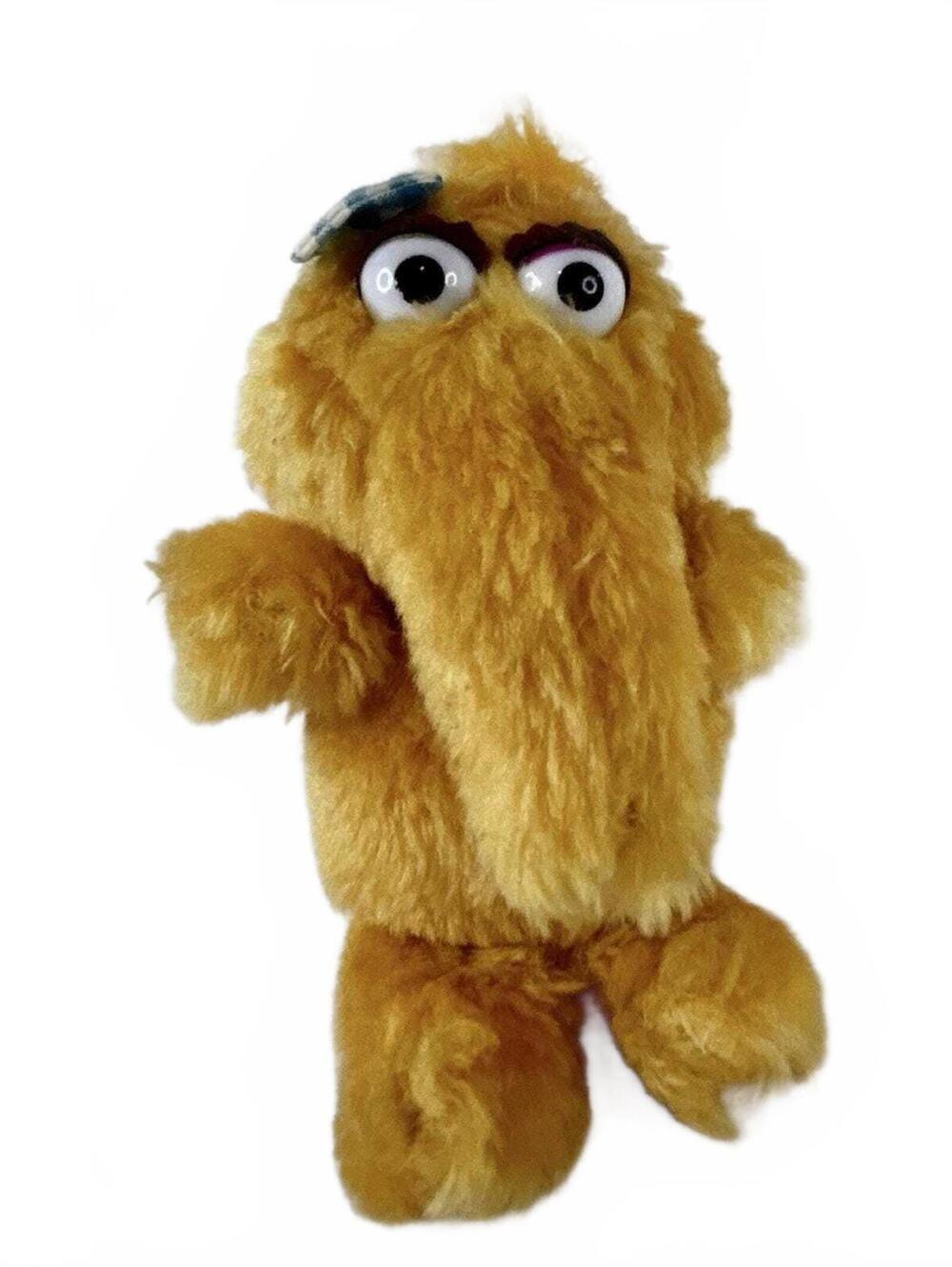 Vintage Applause Sesame Street Baby Alice Mini Plush Muppet Toy Snuffleupagus